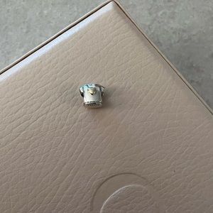 Pandora two-tone T-shirt charm